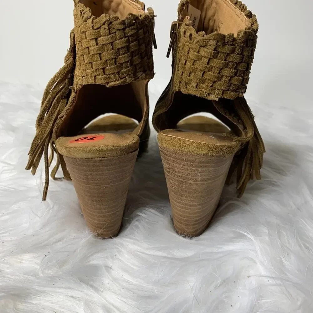 Lucky Brand‎ Ointlee Fringe Open Toe Bootie Sandal